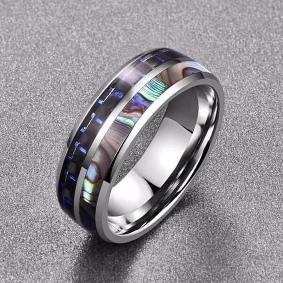 👑Men 8MM wide titanium steel ring ❤️5 star loved - Picture 2 of 6